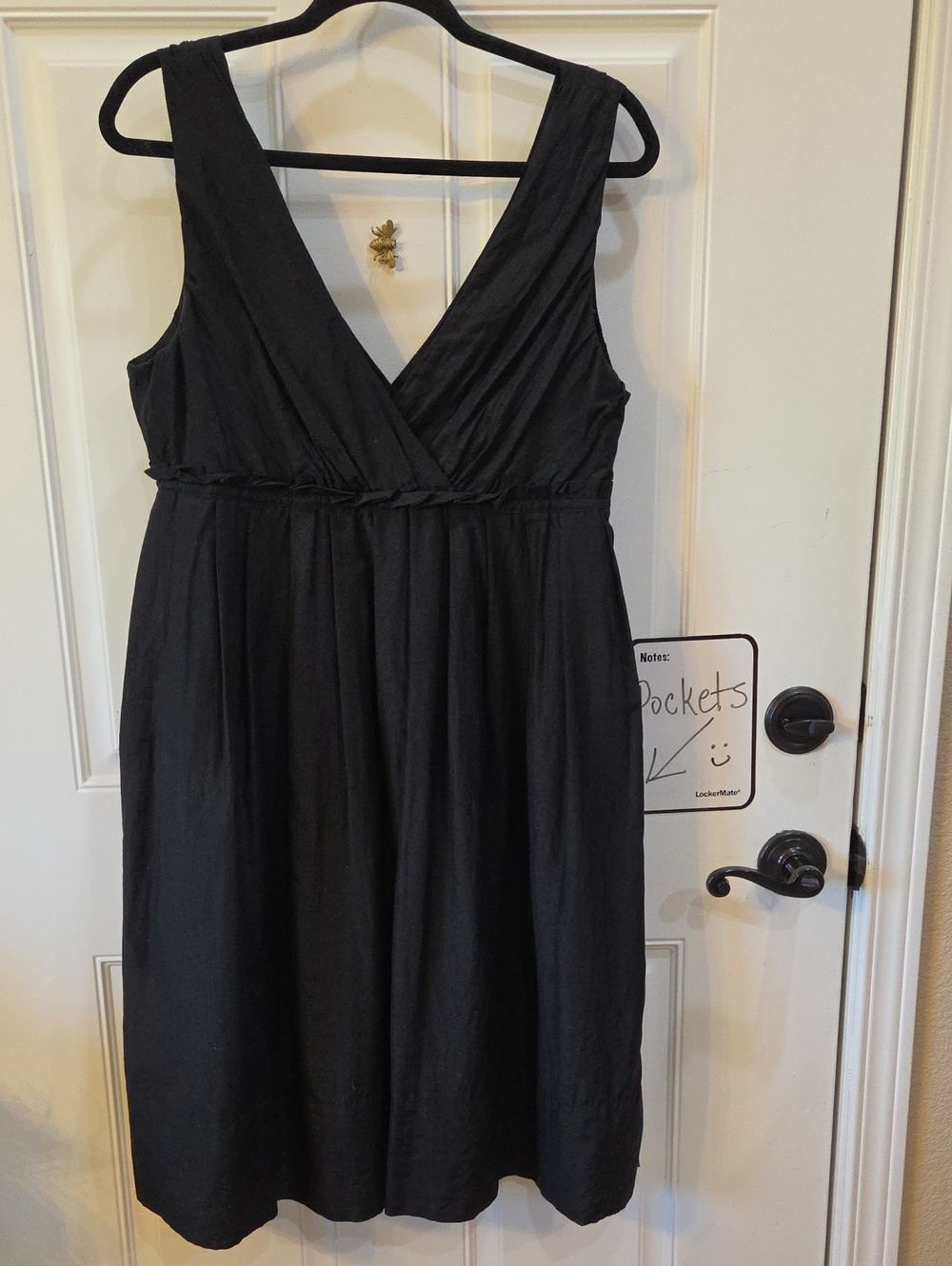 GAP Black V‑Neck Dress